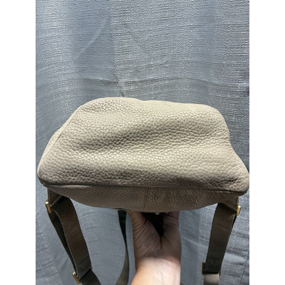 Hammitt Hunter Beige Pebbled Leather Backpack Bag - Picture 7 of 17